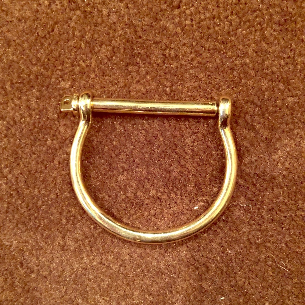 Beautiful gold Miansai Screw Cuff Bracelet!